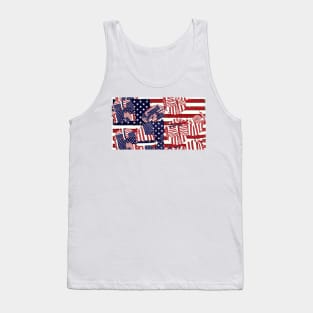 Stars and Stripes pattern Tank Top